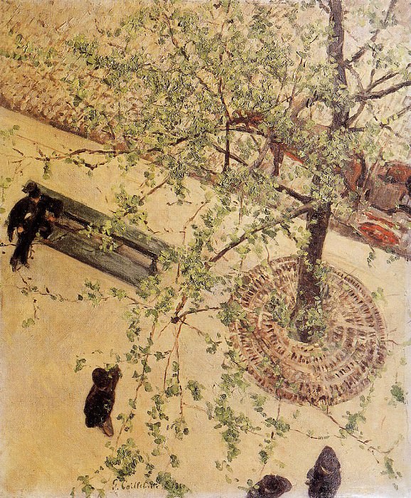 Boulevard Seen from Above, Gustave Caillebotte