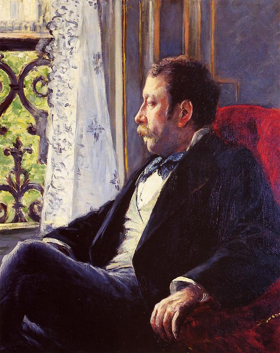 Portrait of a Man, Gustave Caillebotte