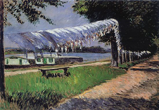 Laundry Drying, Gustave Caillebotte