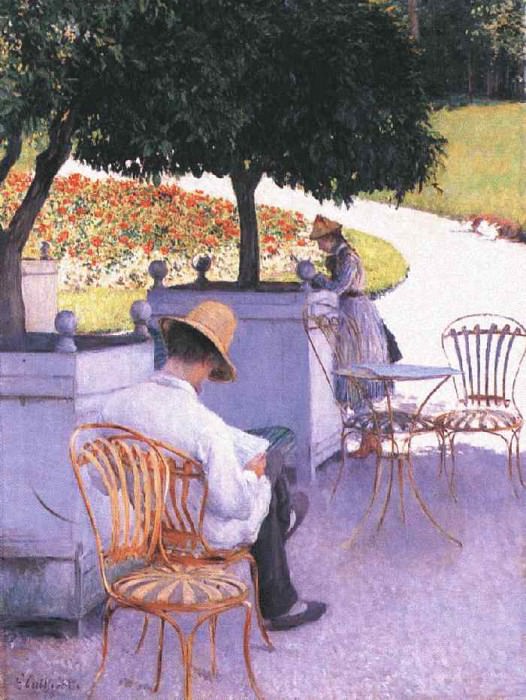 The Orange Trees, Gustave Caillebotte
