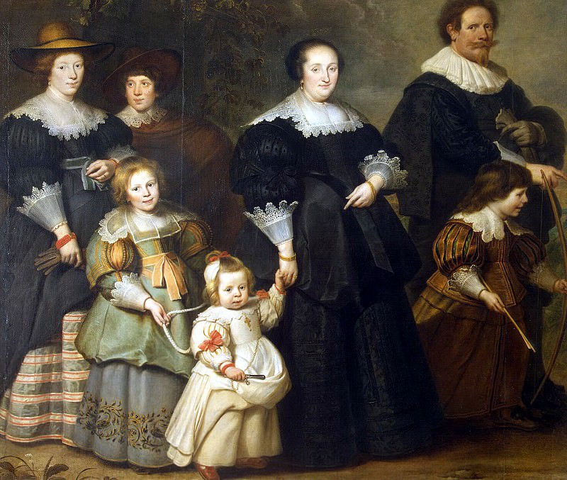 Vos, Cornelis de – Portrait of the artist and his wife Suzanne Kok and children, Hermitage ~ part 03