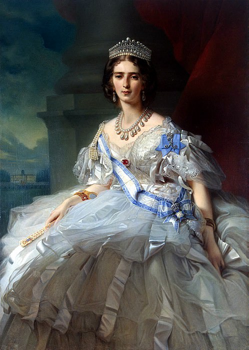 Winterhalter, Francois Xavier – Portrait of Princess Tatyana Alexandrovna Yusupova, Hermitage ~ part 03
