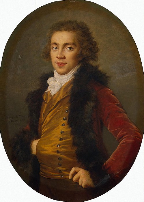 Vigee-Lebrun, Elisabeth-Louise – Portrait of Baron Grigory Alexandrovich Stroganoff, Hermitage ~ part 03