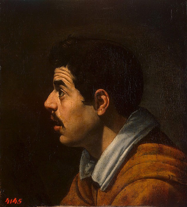 Velazquez, Diego – Mens head in profile, Hermitage ~ part 03