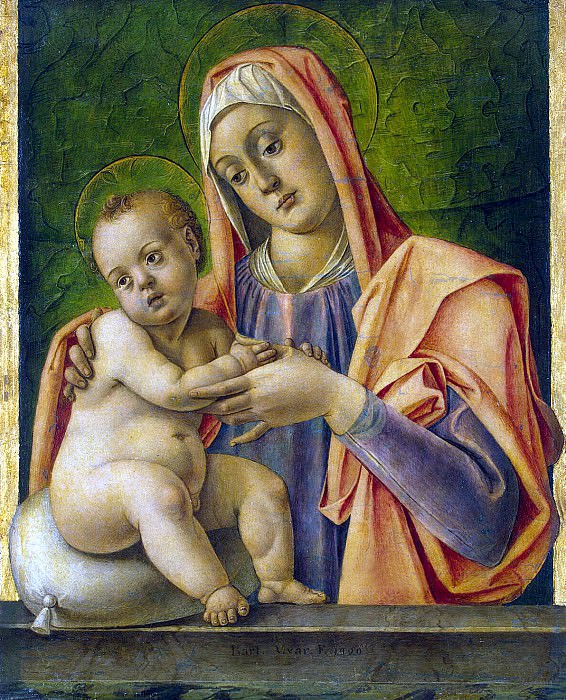 Vivarini, Bartolommeo – Madonna and Child, Hermitage ~ part 03