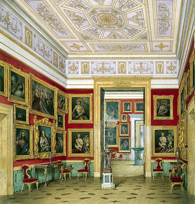 Hau Edward Petrovich – Types halls of the New Hermitage. Study Italian schools, Hermitage ~ part 03