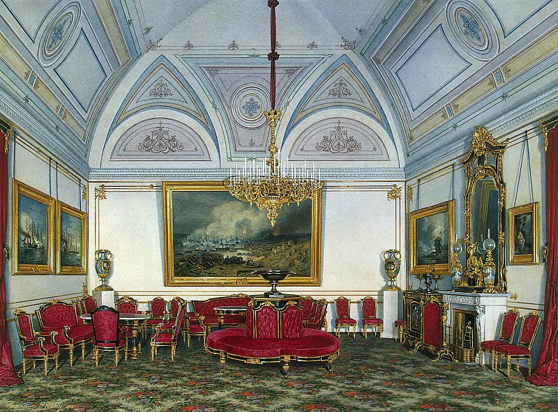 Hau Edward Petrovich – Types of rooms of the Winter Palace. Third spare half. Seating , Hermitage ~ part 03