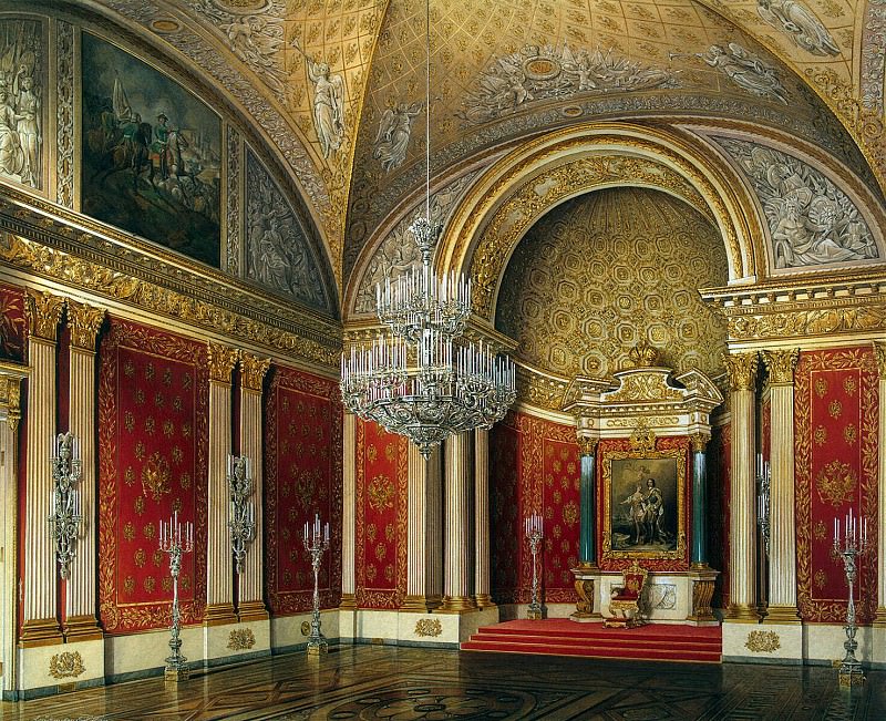Hau Edward Petrovich – Types of rooms of the Winter Palace. Peter Hall, Hermitage ~ part 03