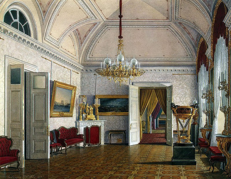 Hau Edward Petrovich – Types of rooms of the Winter Palace. Third spare half. Fourth room, Hermitage ~ part 03