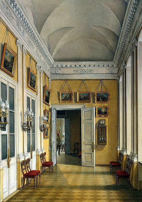 Hau Edward Petrovich – Types of rooms of the Winter Palace. Migrating from Small Fieldmarshal hall in the Military Gallery, Hermitage ~ part 03