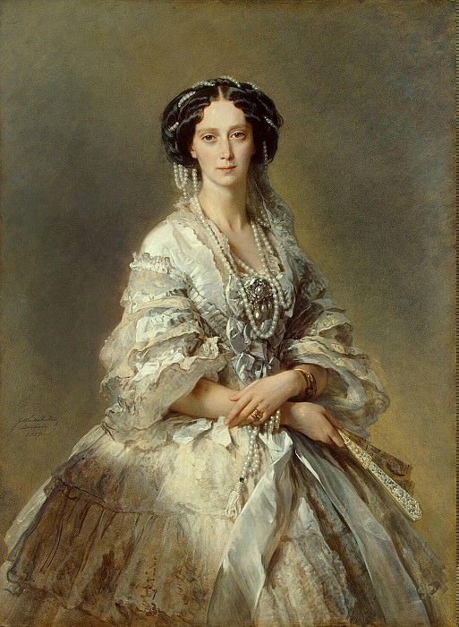 Winterhalter, Francois Xavier – Portrait of Empress Maria Alexandrovna, Hermitage ~ part 03