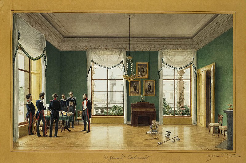 Gaertner, Johann Philipp Edward – Office of Prince Wilhelm in Sans-Souci, Hermitage ~ part 03