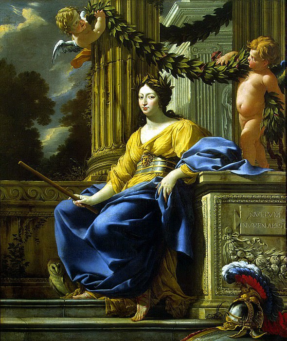 Vouet, Simon – Allegorical portrait of Anne of Austria, Hermitage ~ part 03