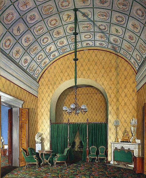 Hau Edward Petrovich – Types of rooms of the Winter Palace. The second half of the spare. Bedroom, Hermitage ~ part 03