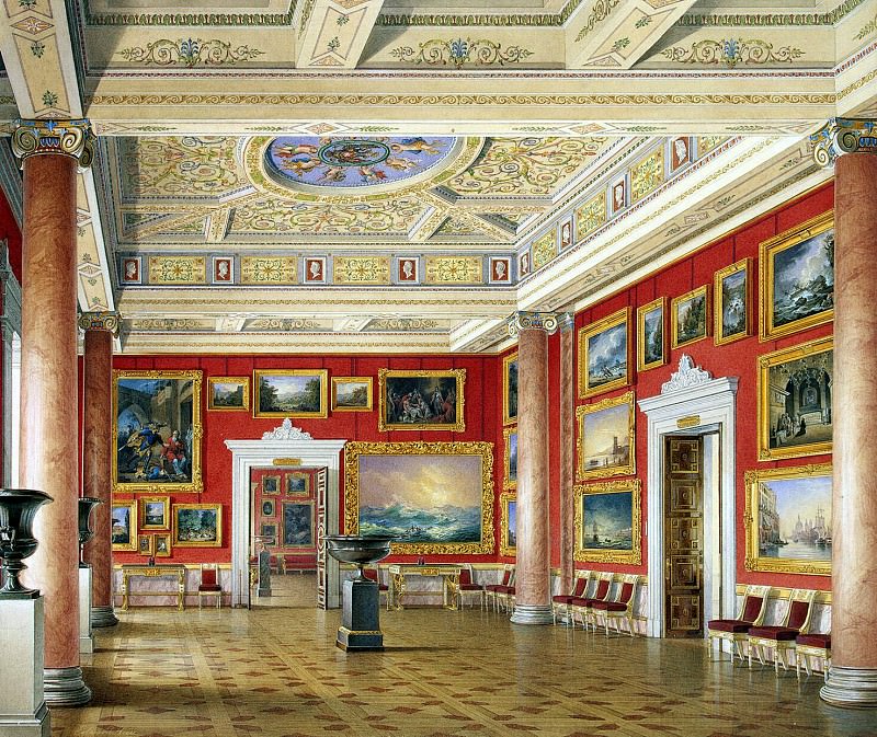 Hau Edward Petrovich – Types halls of the New Hermitage. Hall of the Russian School, Hermitage ~ part 03