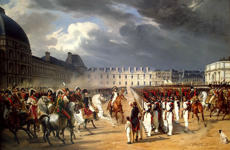 Верне, Орас – Инвалид, подающий прошение Наполеону на параде гвардии перед дворцом Тюильри в Париже, Эрмитаж ~ часть 3