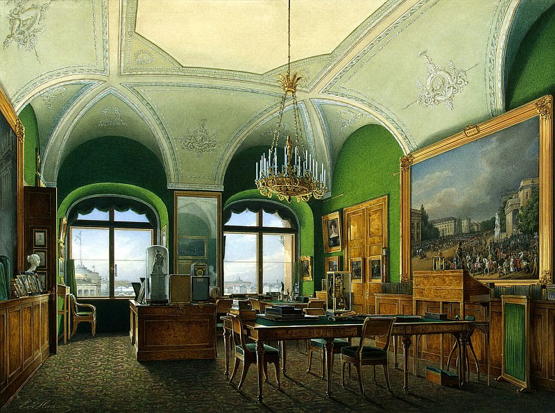 Hau Edward Petrovich – Types of rooms of the Winter Palace. Large Area of Emperor Nicholas I, Hermitage ~ part 03