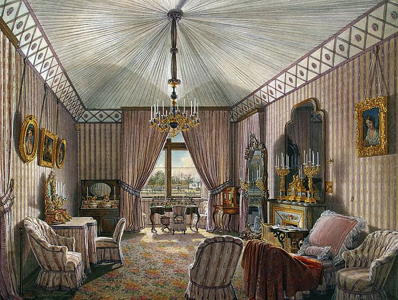 Hau Edward Petrovich – Types of rooms of the Winter Palace. Fourth spare half. Dressing, Hermitage ~ part 03