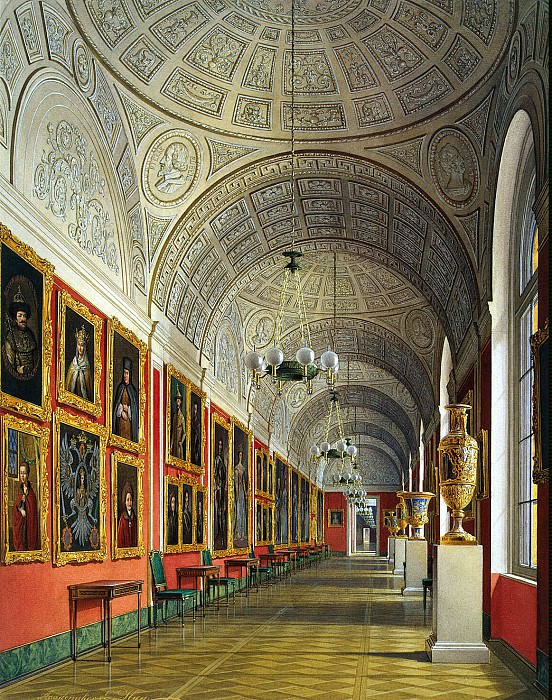 Hau Edward Petrovich – Types halls of the Small Hermitage. Romanov Gallery, Hermitage ~ part 03