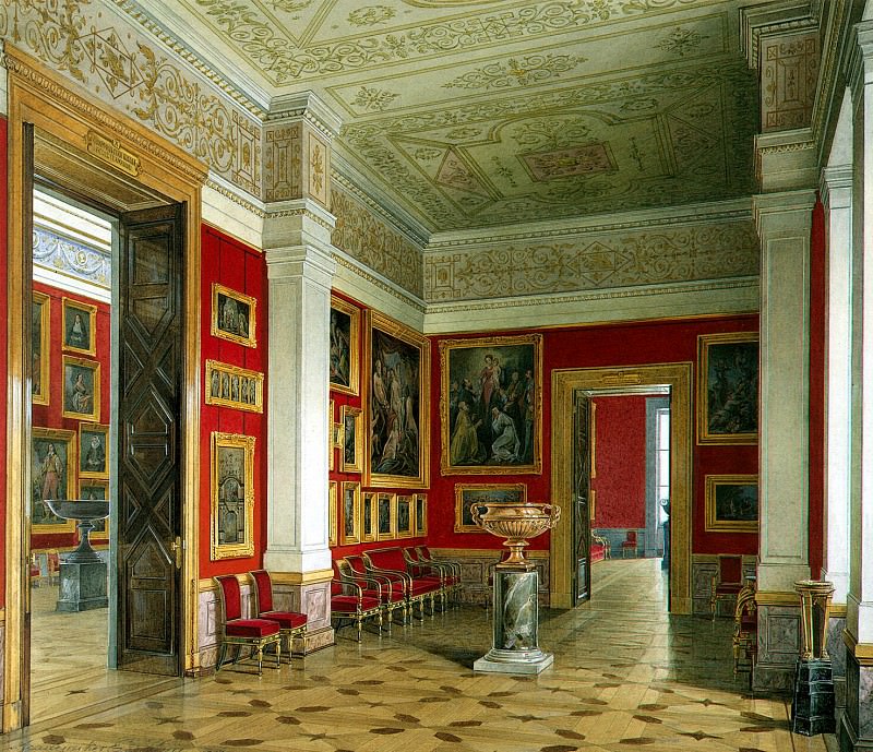 Hau Edward Petrovich – Types halls of the New Hermitage. Cabinet of the Flemish school, Hermitage ~ part 03