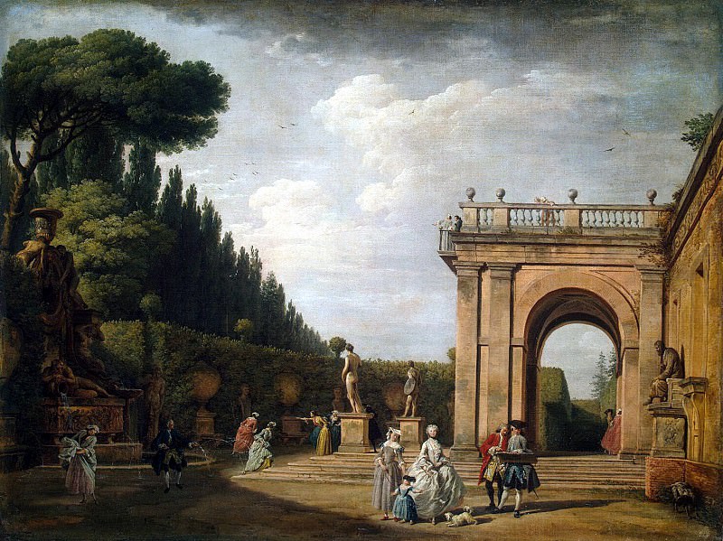 Vernet, Claude Joseph – Type in the park of Villa Ludovisi in Rome, Hermitage ~ part 03