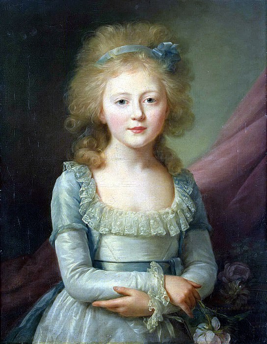 Veil, Jean Louis – Portrait of Grand Duchess Elena Pavlovna in childhood, Hermitage ~ part 03