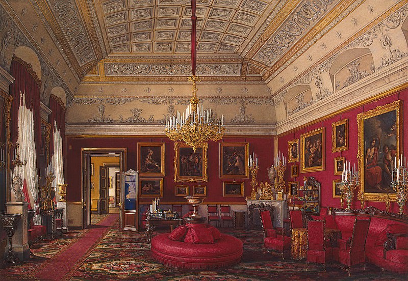 Hau Edward Petrovich – Types of rooms of the Winter Palace. The first half of the spare. Large cabinet led. book. Maria Nikolaevna, Hermitage ~ part 03
