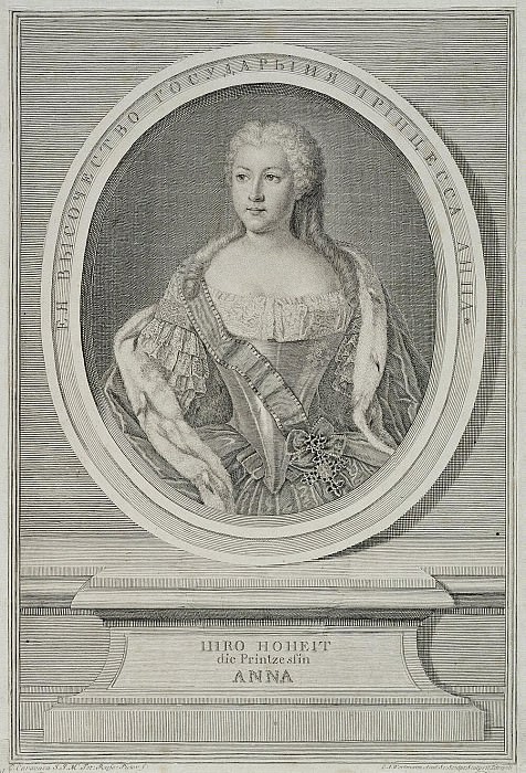Wortman, Christian Albrecht – Portrait of Anna Leopoldovna, Hermitage ~ part 03