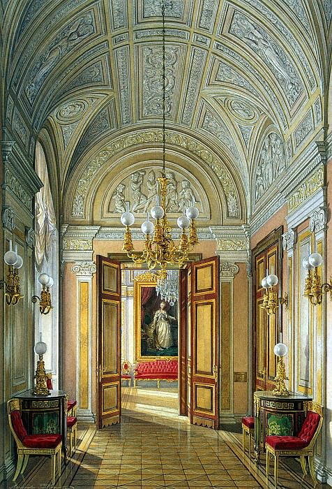 Hau Edward Petrovich – Types halls of the Small Hermitage. Cabinet, Hermitage ~ part 03