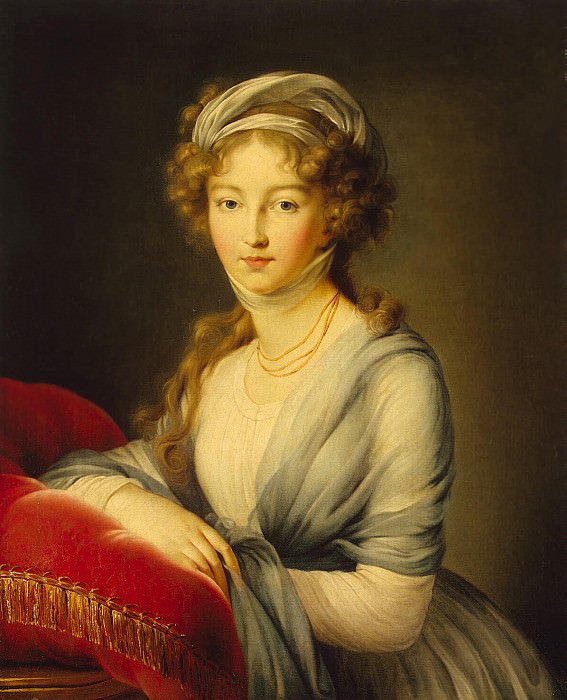 Vigee-Lebrun, Elisabeth-Louise – Portrait of Empress Elizabeth Alexeyevna, Hermitage ~ part 03