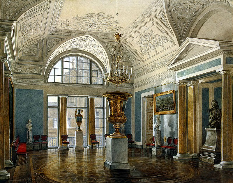 Hau Edward Petrovich – Types of rooms of the Winter Palace. Apollo Hall, Hermitage ~ part 03