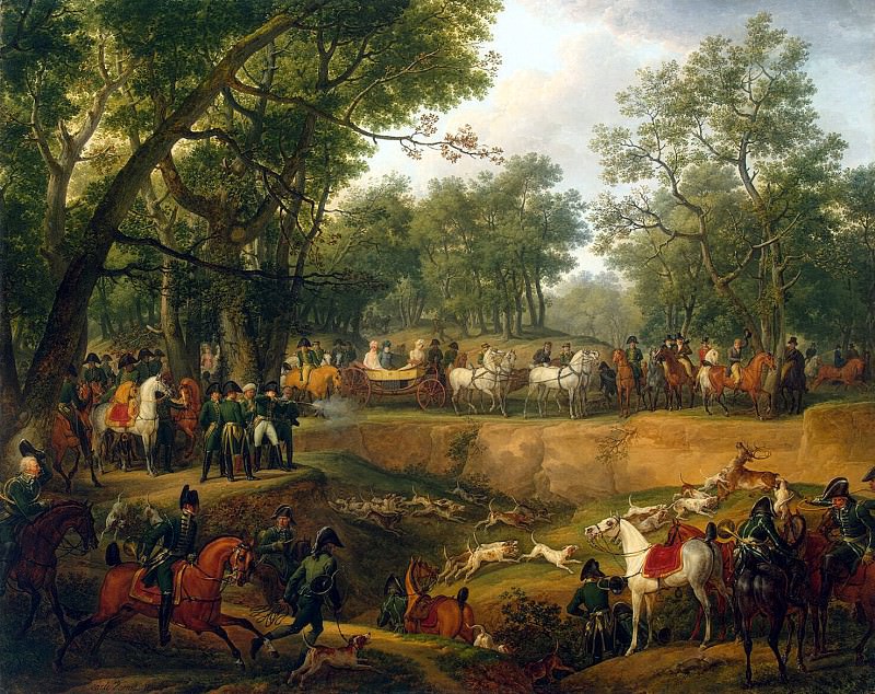 Vernet, Carl – Napoleon Hunting in Compiegne Forest, Hermitage ~ part 03