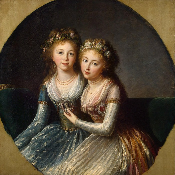 Vigee-Lebrun, Elisabeth-Louise – Portrait of the daughter of Emperor Paul I, Hermitage ~ part 03