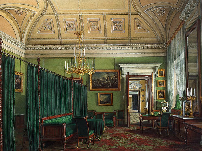 Hau Edward Petrovich – Types of rooms of the Winter Palace. The first half of the spare. The Cabinet of the Duke M. Leuchtenberg, Hermitage ~ part 03
