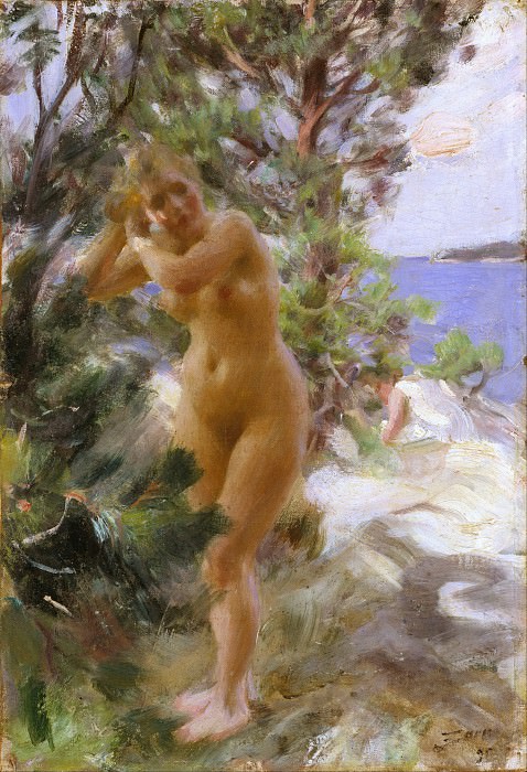 After the Bath, Anders Zorn