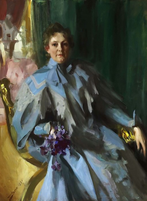 Portrait of Lilly Eberhard Anheuser, Anders Zorn