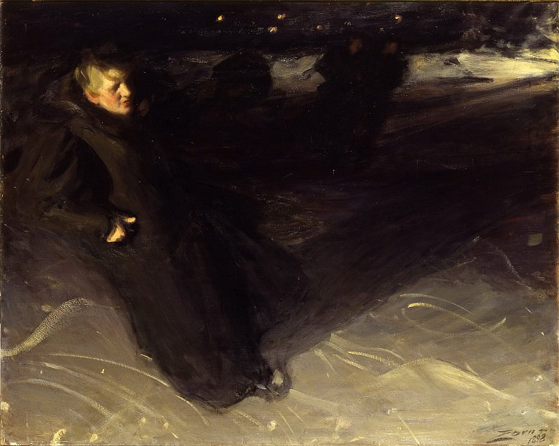 The Ice Skater, Anders Zorn