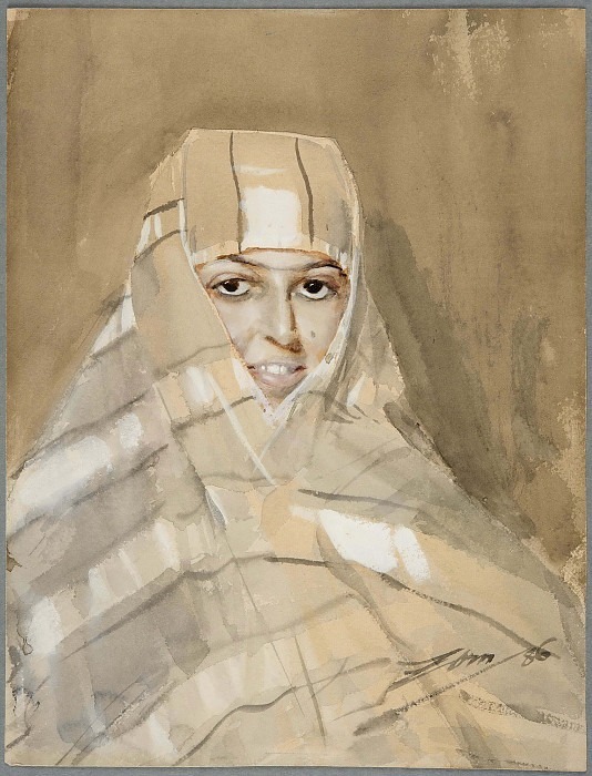 Бедуинская девушка, Андерс Цорн