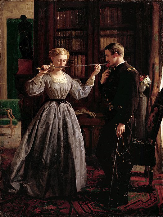 George Cochran Lambdin – The Consecration, 1861 , part 2 American painters
