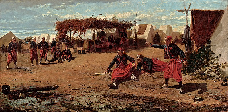 Winslow Homer – Pitching Quoits , part 2 American painters
