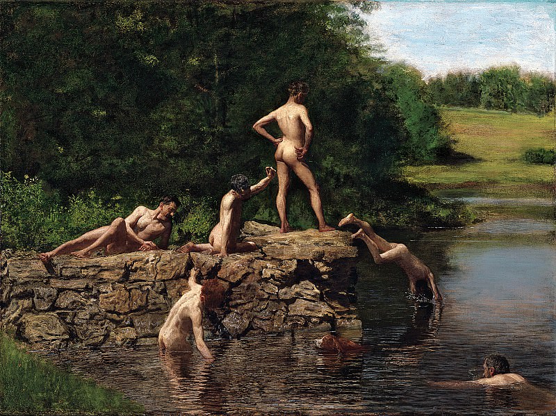 Thomas Eakins – Swimming , part 2 American painters