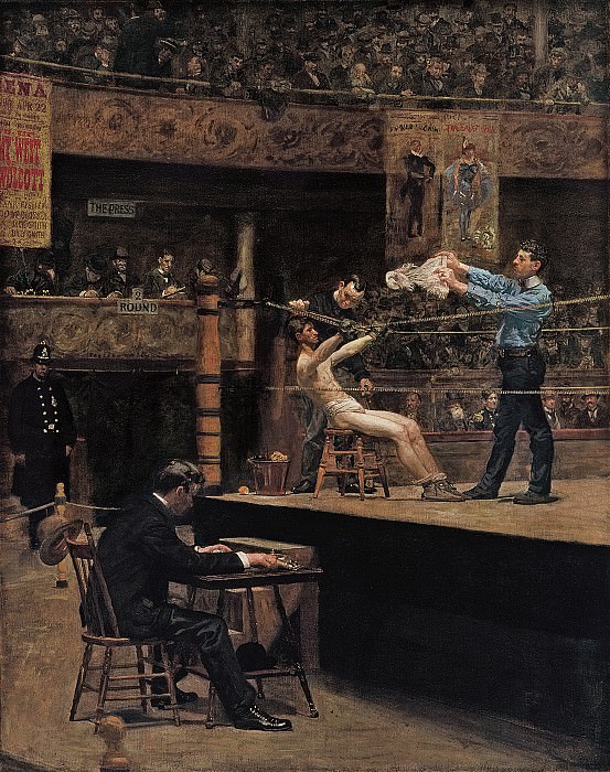 Thomas Eakins – Between Rounds , part 2 American painters
