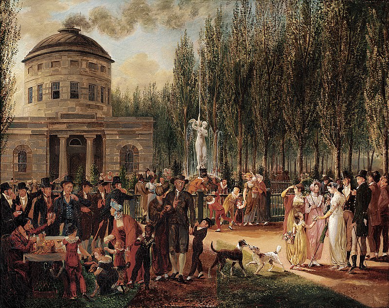 Джон Льюис Криммель – Четвертого июля на Центральной площади, 1812, часть 2 Американские художники