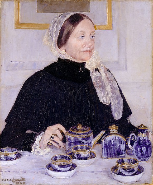 Mary Cassatt – Lady at the Tea Table , part 2 American painters