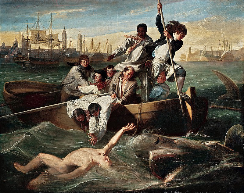 John Singleton Copley – Watson and the Shark, 1778 , part 2 American painters