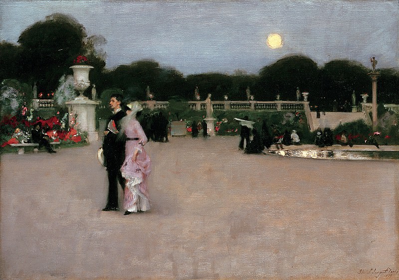 John Singer Sargent – In the Luxembourg Gardens , part 2 American painters