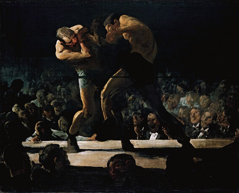 George Bellows – Club Night , part 2 American painters