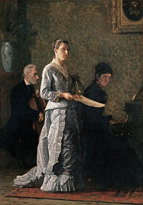 Thomas Eakins – Singing a Pathetic Song , part 2 American painters