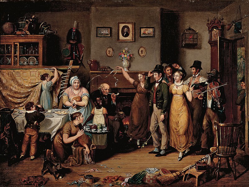 John Lewis Krimmel – The Quilting Frolic, 1813 , part 2 American painters