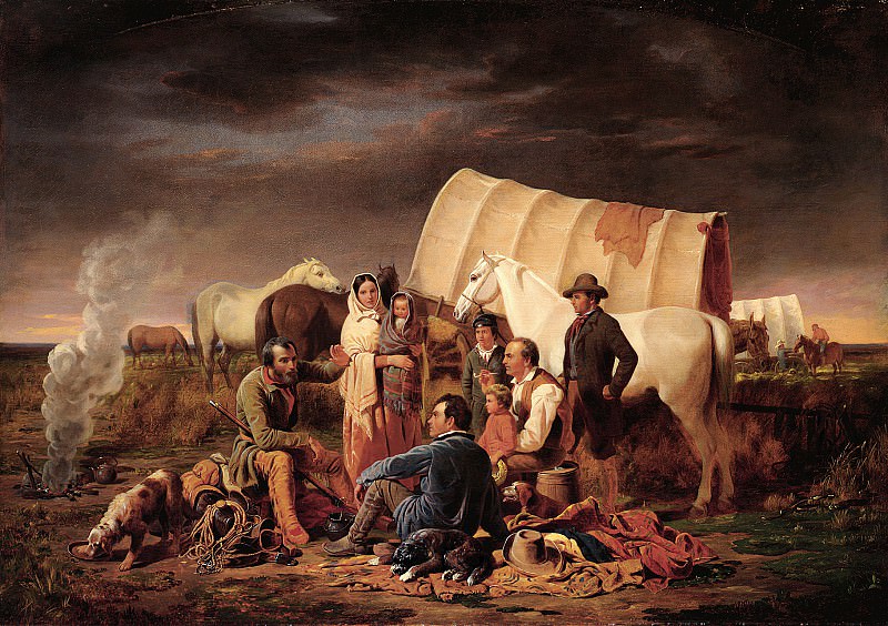William Tylee Ranney – Advice on the Prairie , part 2 American painters